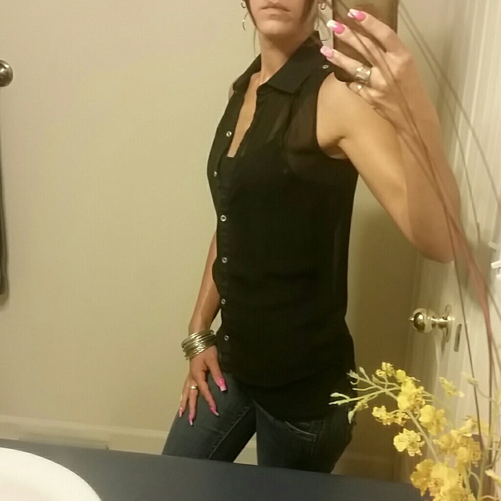 Sheer blouse